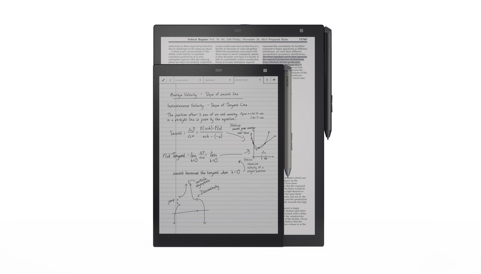 Sony Digital Paper E Ink tablet now comes in A5 size too, US price