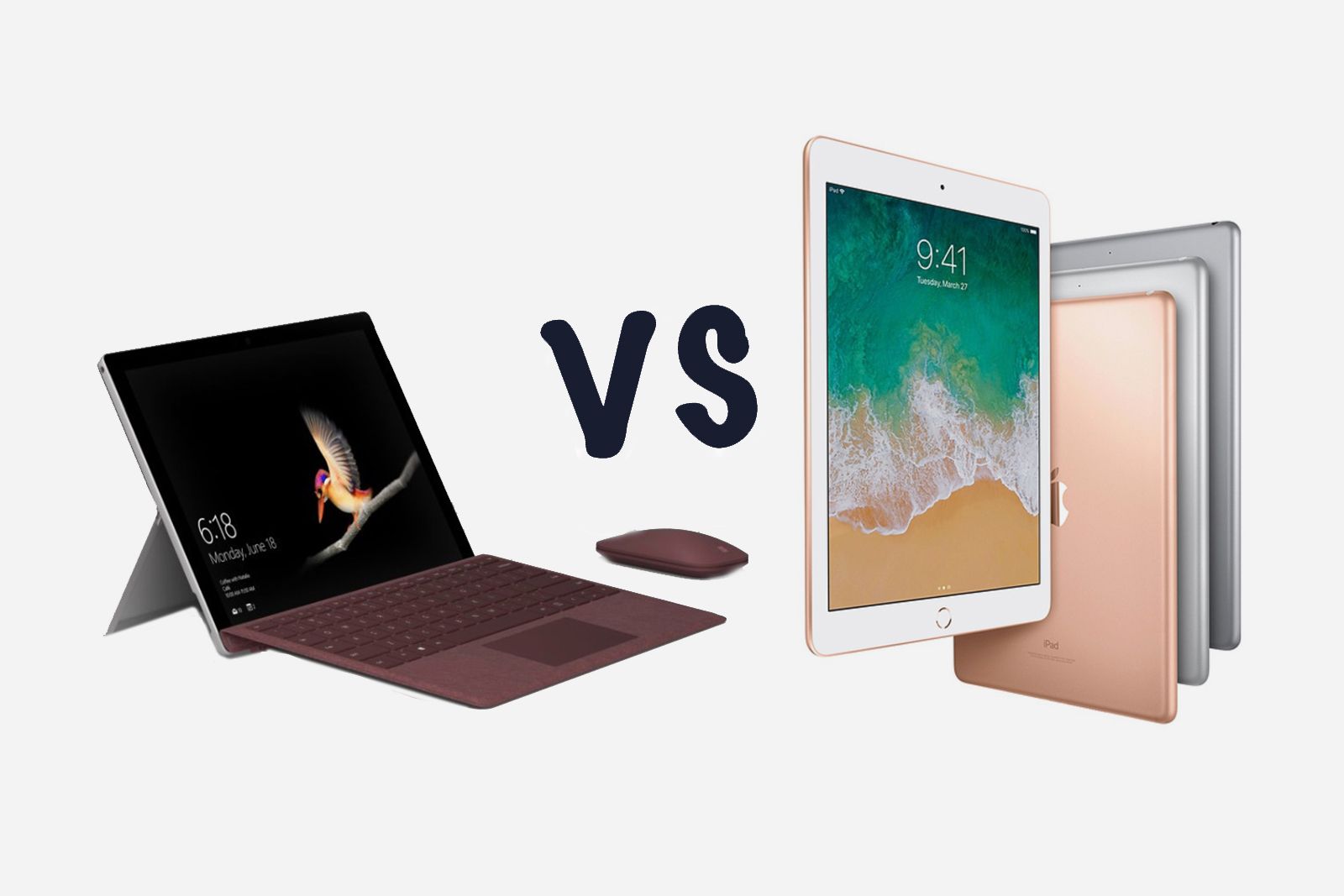 Microsoft Surface Go 2 vs Apple iPad (8th gen): What's the difference?