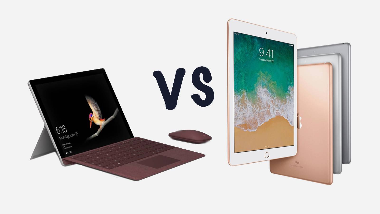Microsoft Surface Go 2 vs Apple iPad (8th gen): What