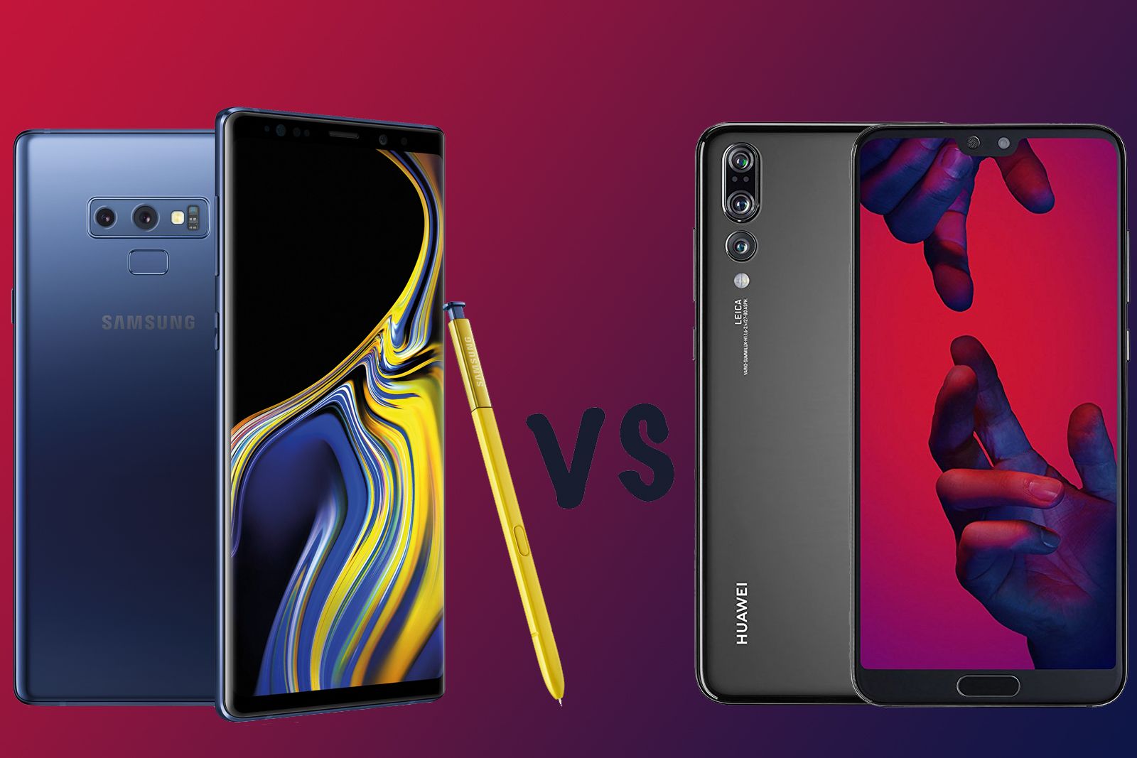 Samsung Galaxy Note 9 vs Huawei P20 Pro: What