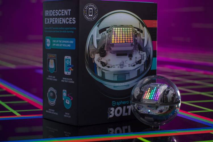 Sphero's Bolt adds a matrix screen to the popular robot ball