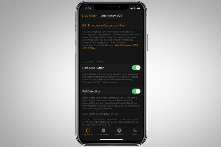 How to enable Fall Detection on Apple Watch