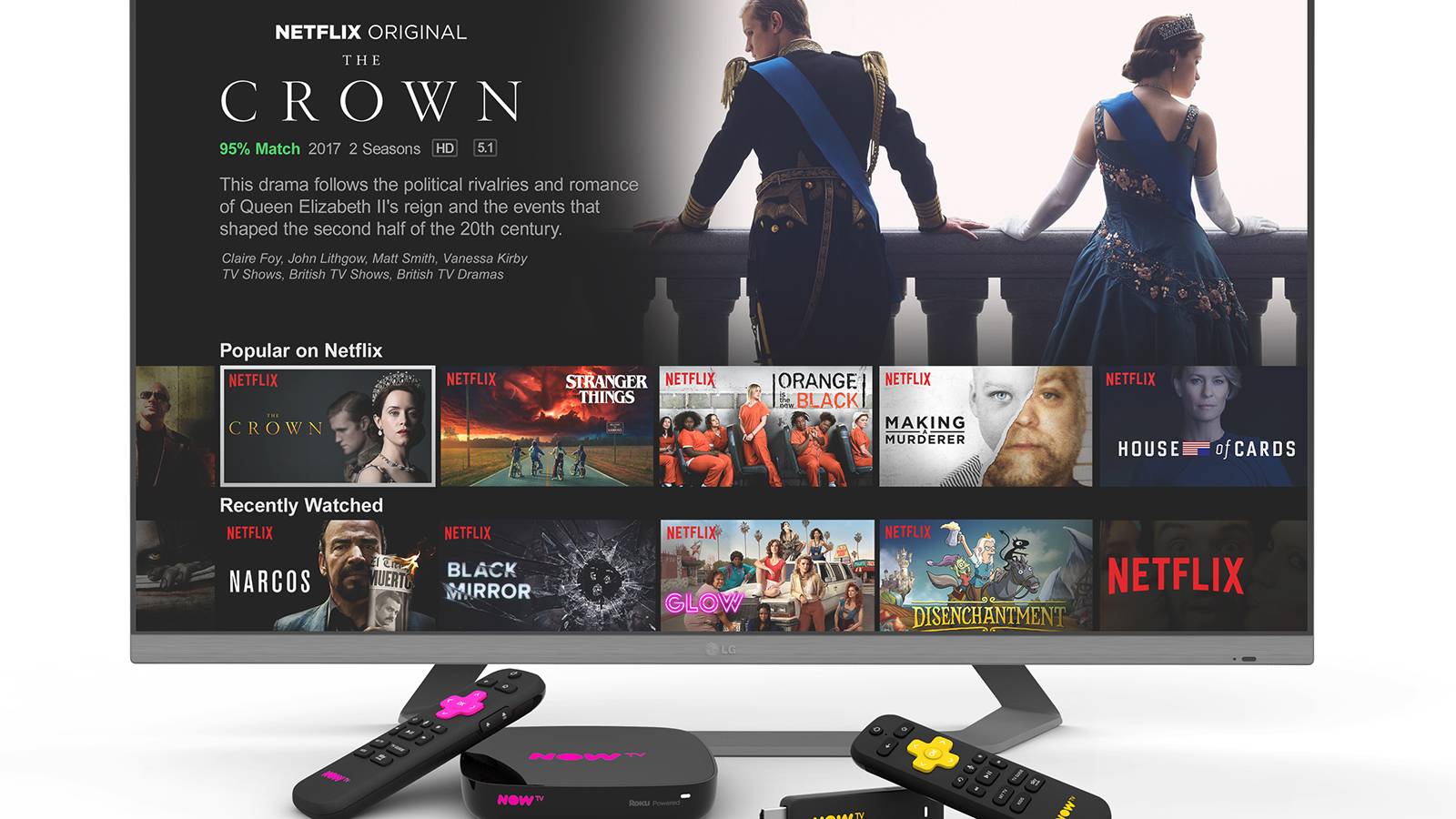 Netflix comes to Now TV devices, including brand new 4K Now TV box