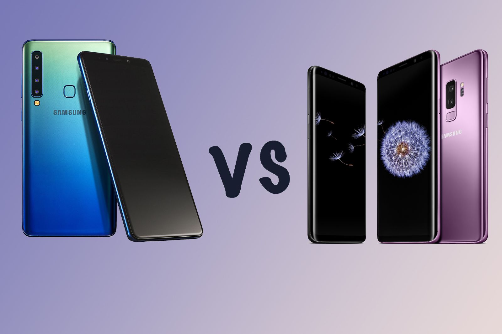 Samsung Galaxy A9 vs Galaxy S9 vs Galaxy S9+