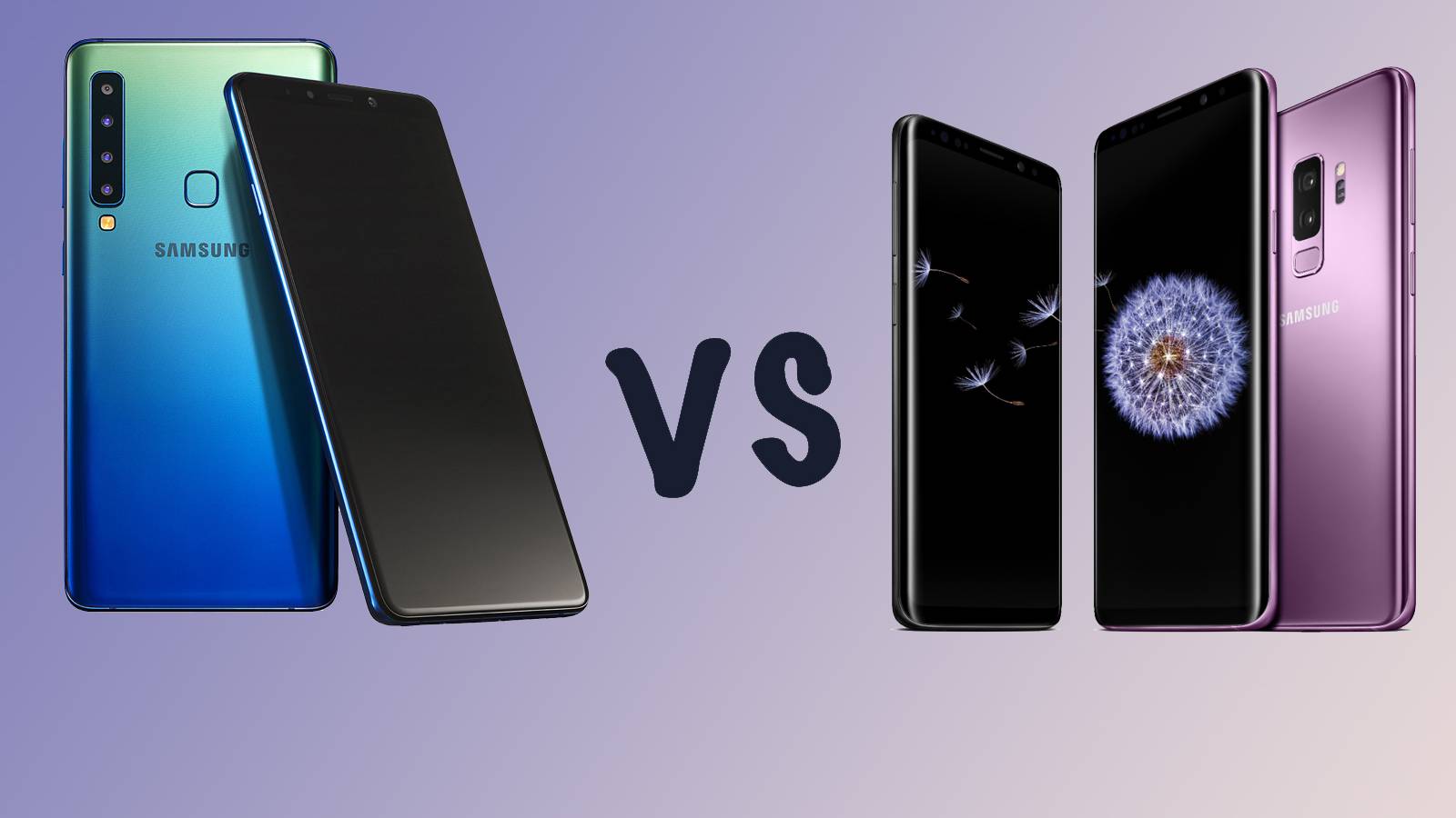 Samsung Galaxy A9 vs Galaxy S9 vs Galaxy S9+