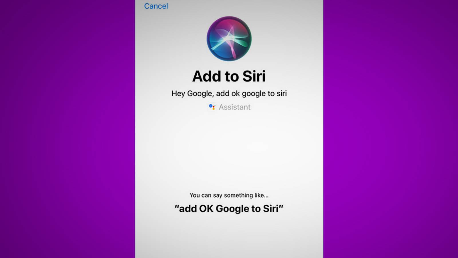 siri オッケー google
