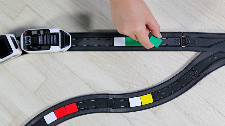 Wooden train set gets a 21st century make over with Intelino