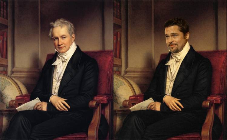 Hilarious Images Of Celebrities Photoshopped Into Renaissance Paintings image 23