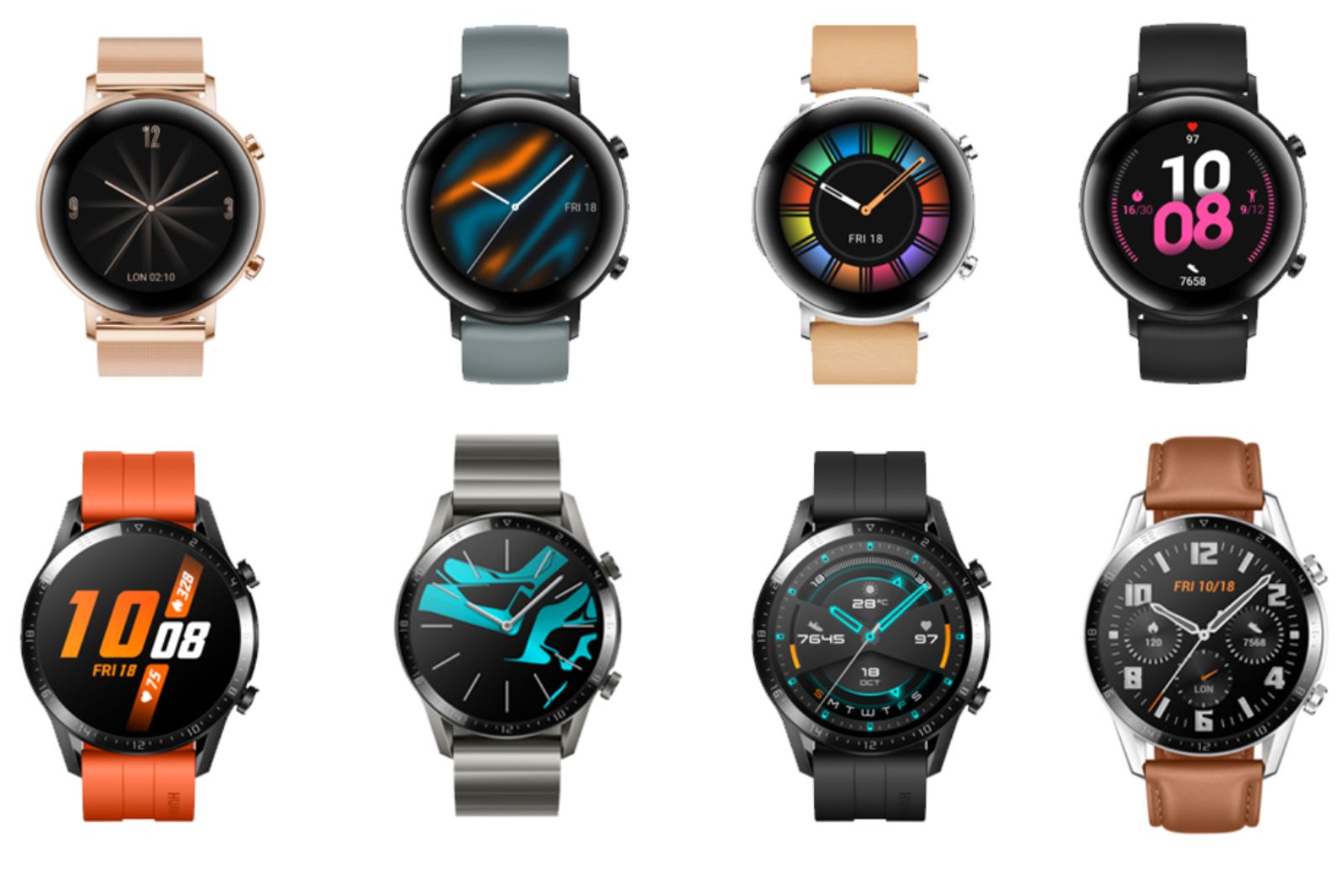 Huawei Watch GT 2 comes in stylish and sporty versions