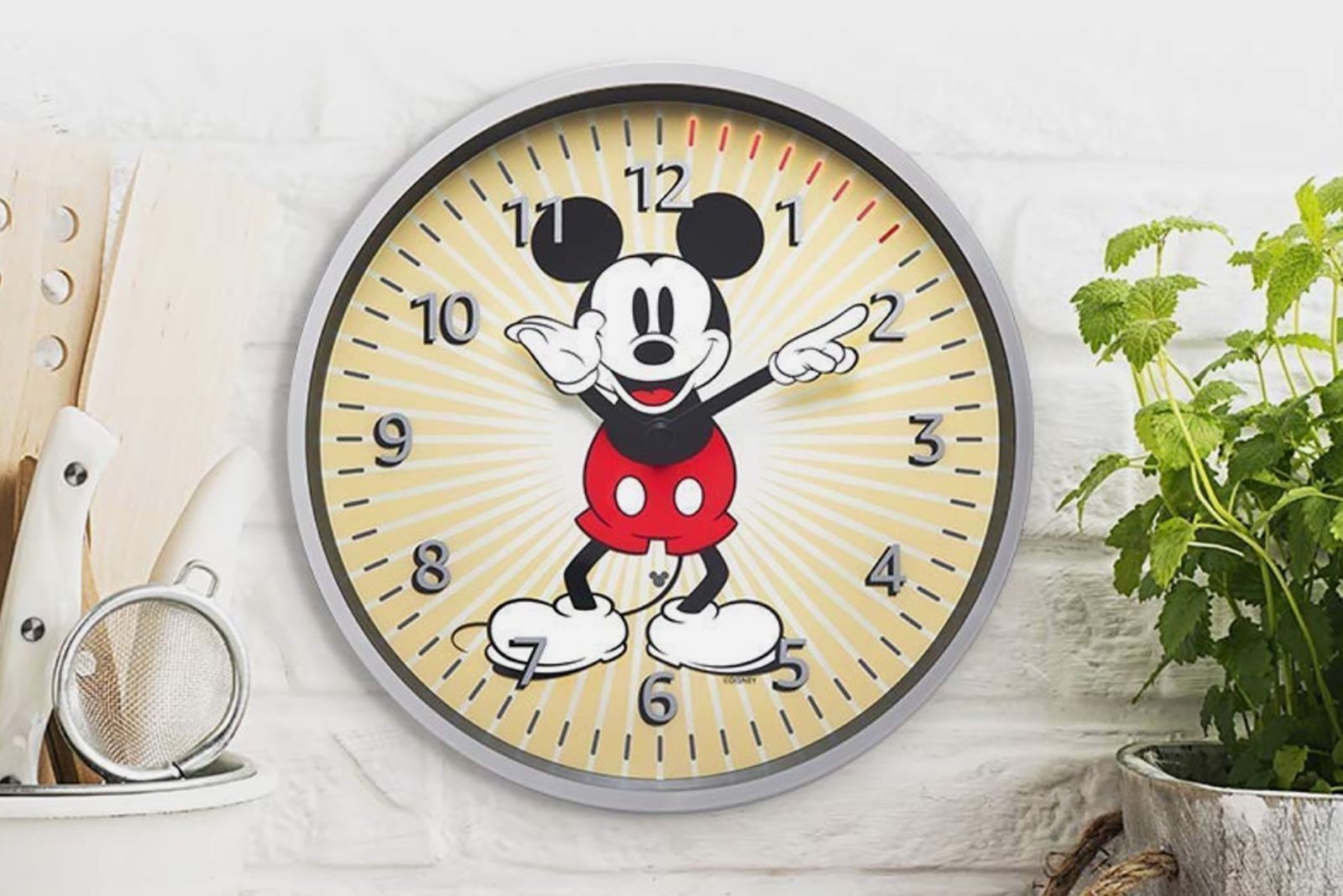 【希少】echo wall clock, Mickey Mouse エディション Echo Wall Clock - Disney Mickey Mouse Edition - see timers