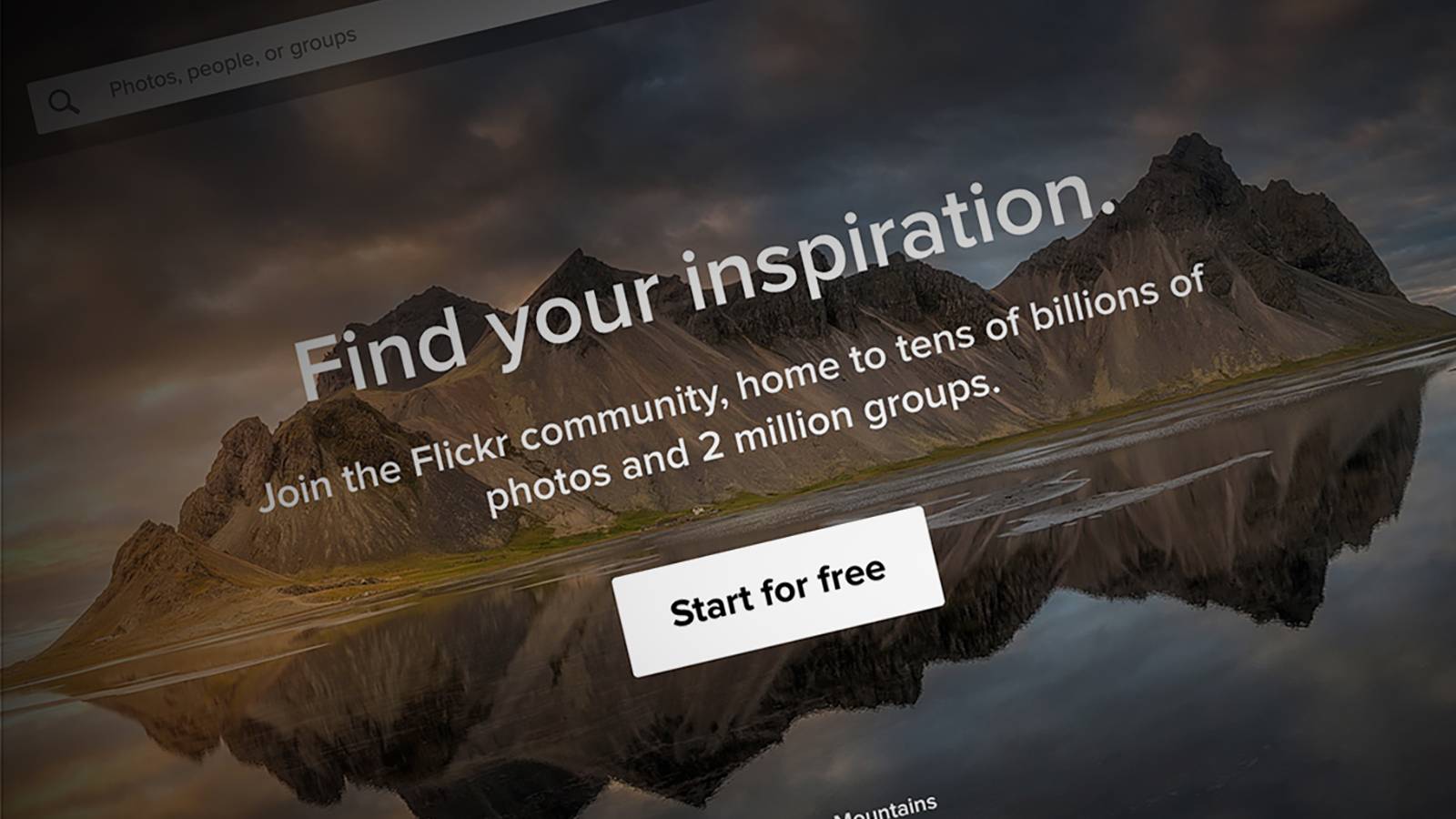 Flickr: We can't continue if you don't subscribe to Flickr Pro