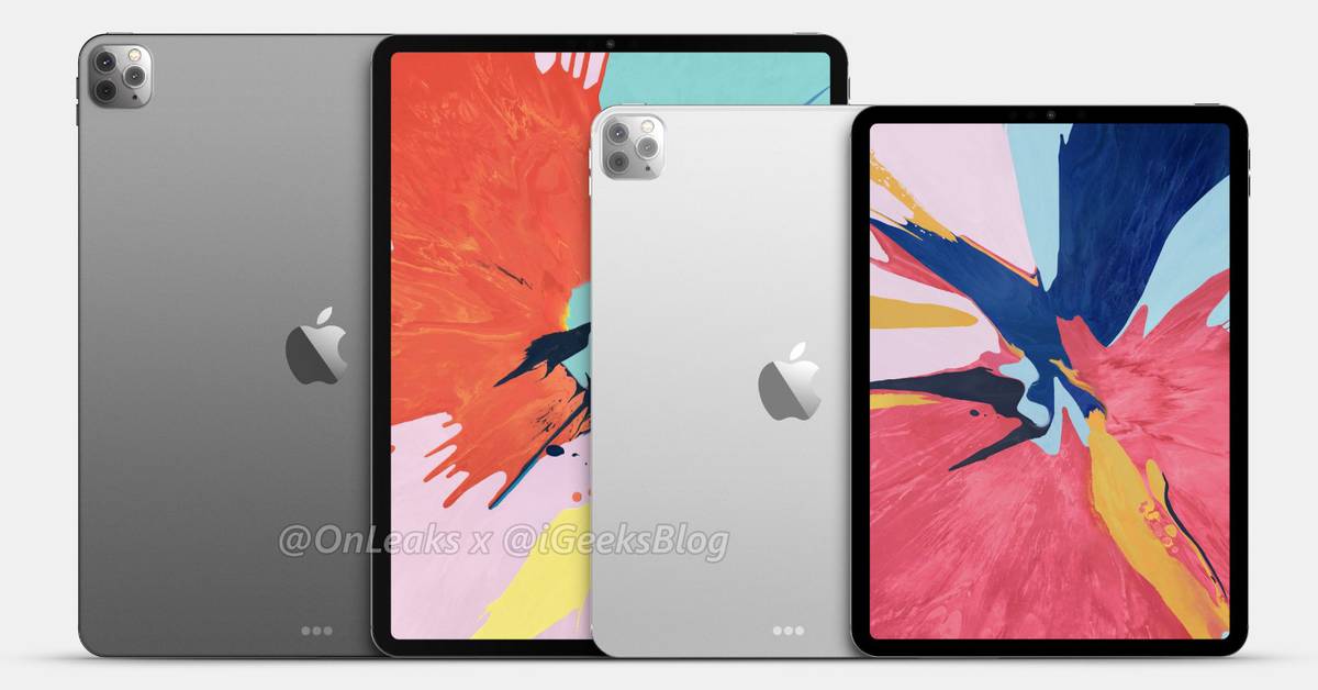 2020 iPad Pro renders show iPhone 11 Pro-like triple camera system