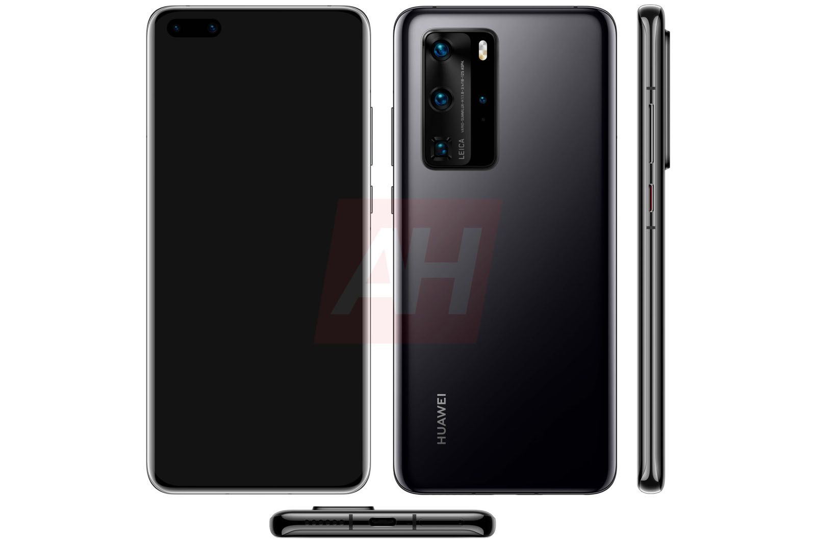 Detailed P40 Pro renders complete the next-gen Huawei set