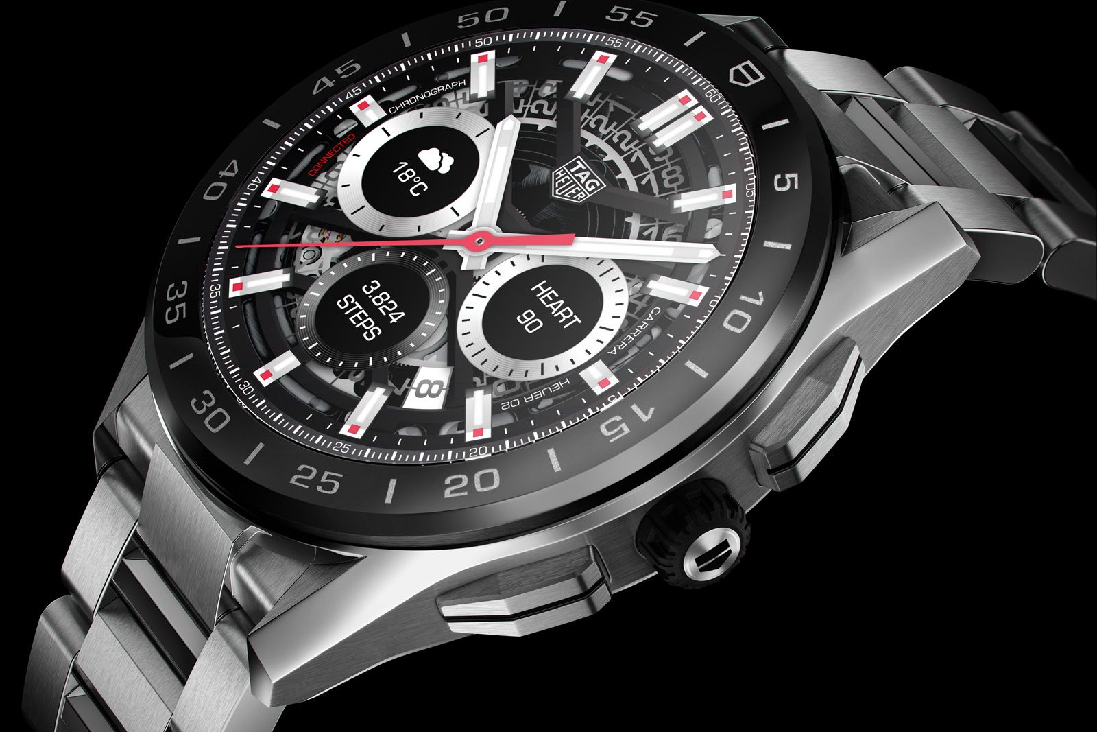 TAG HEUER スマートウォッチ Connected Tag Heuer's third-gen Connected smartwatch focuses on sport