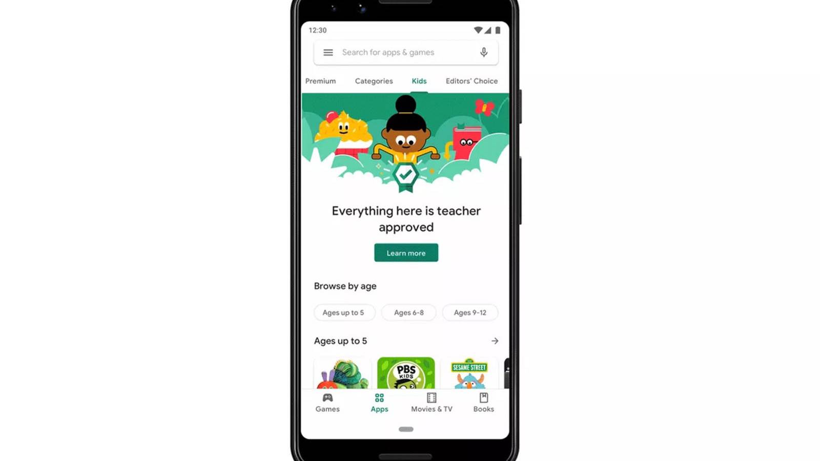 How to find 'Teacher Approved' apps for kids on Google Play