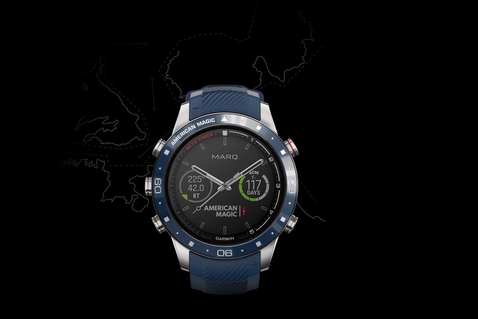Garmin made a MARQ Captain sailing watch with American Magic