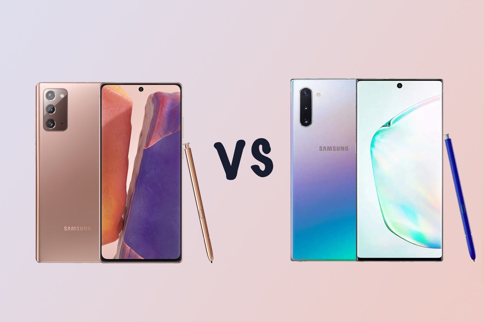 Samsung Galaxy Note 20 vs Note 10: Differences compared