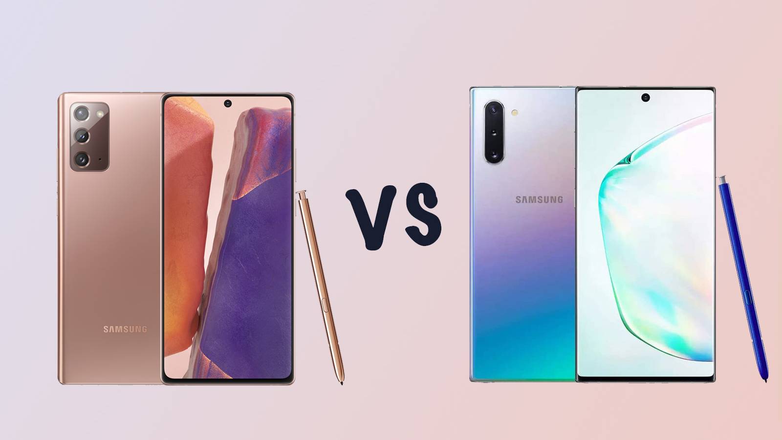 Samsung Galaxy Note 20 vs Note 10: Differences compared