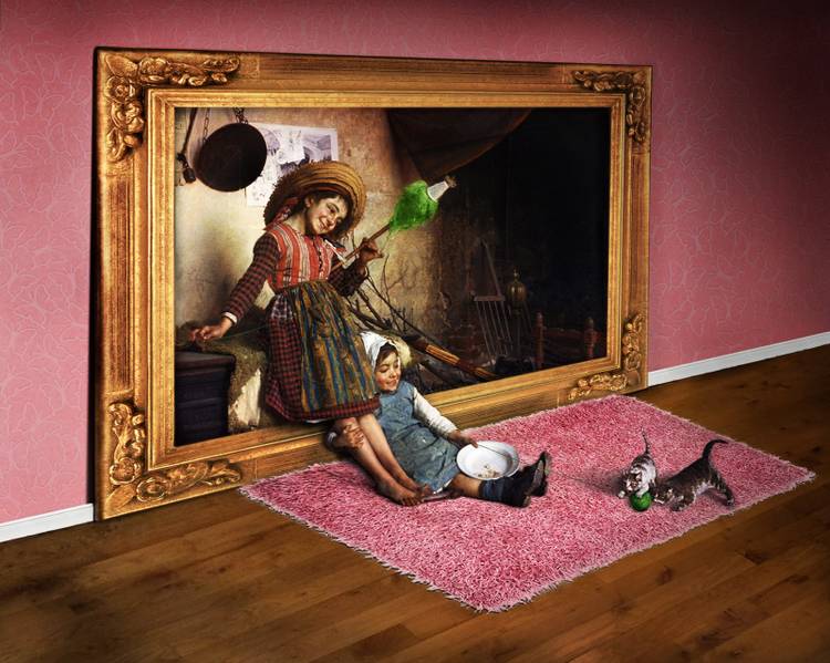 That's thinking outside the photo frame!