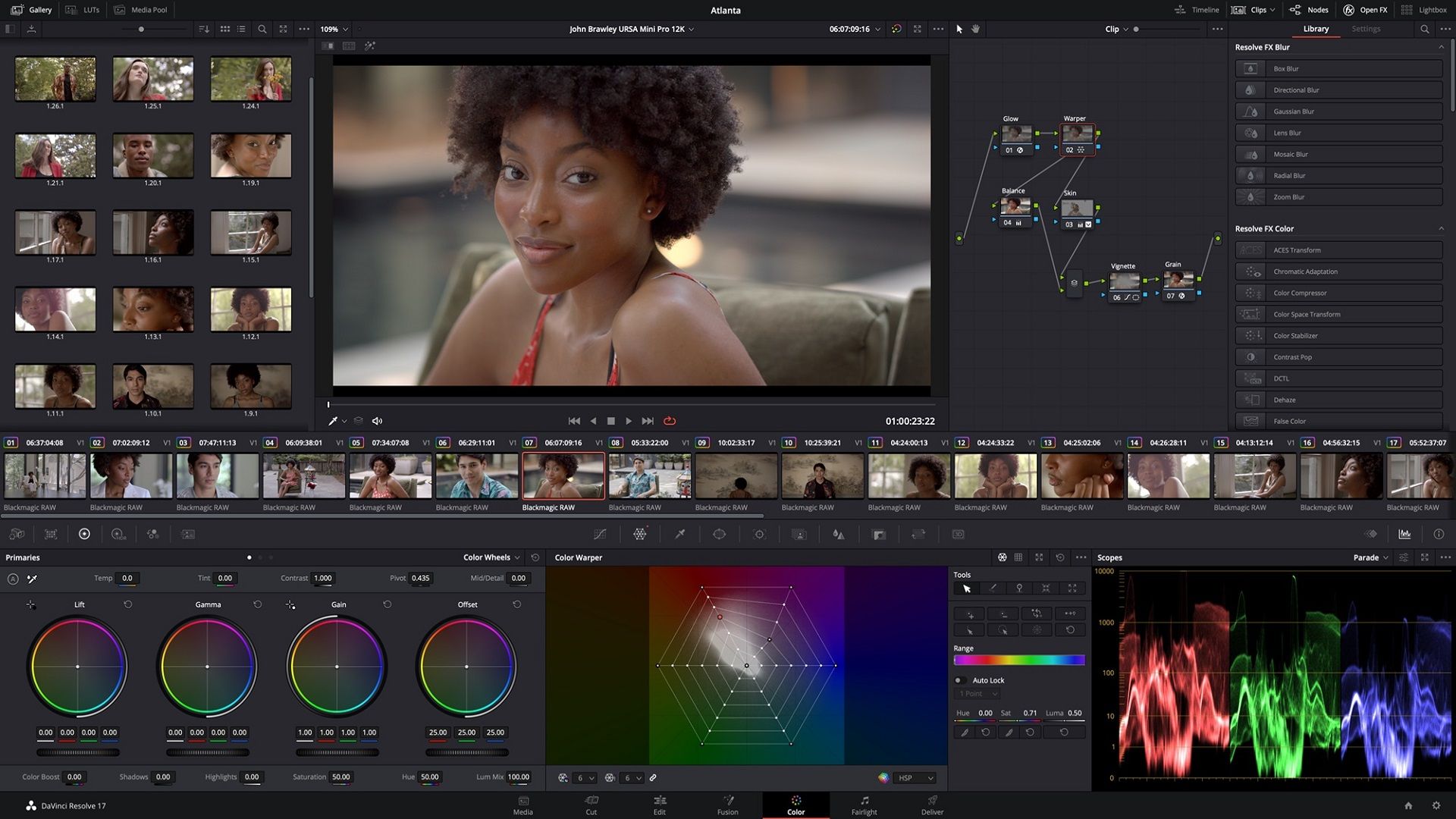 DaVinci Resolve 17 automatically crops your Instagram videos