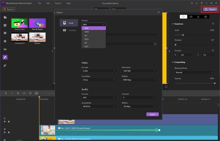 How to record your screen and webcam with Wondershare DemoCreator