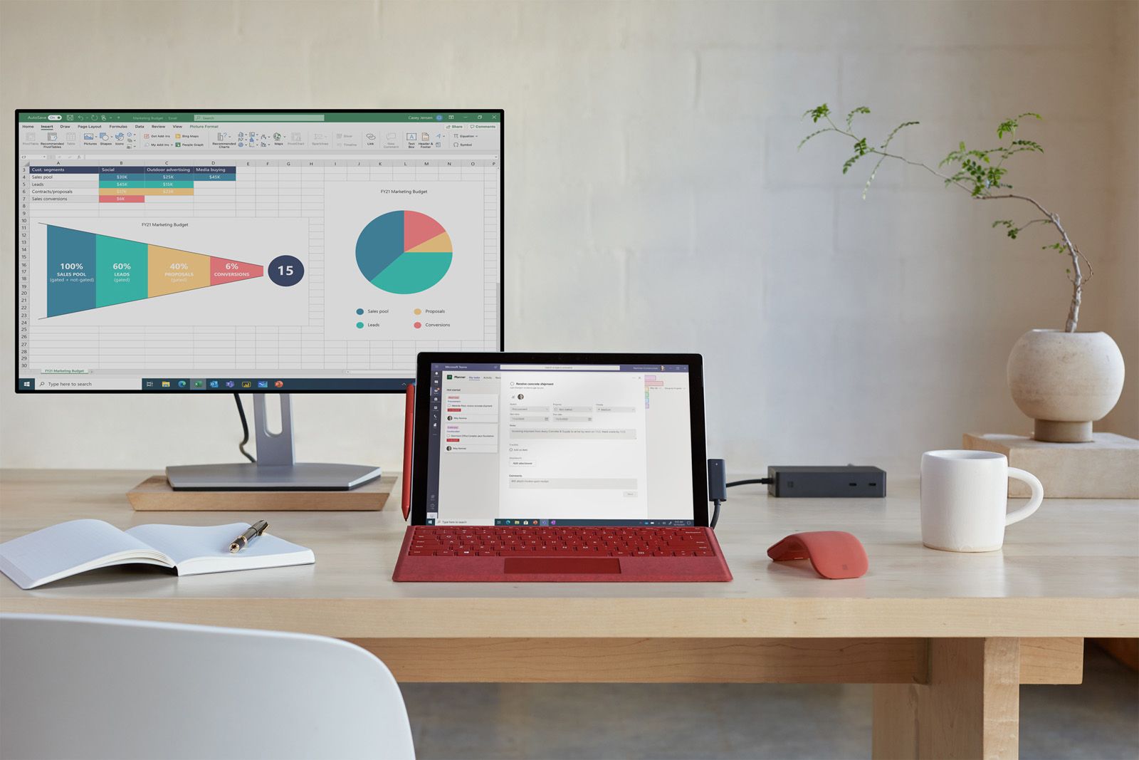 Microsoft's Surface Pro 7 Plus has longer battery life and a