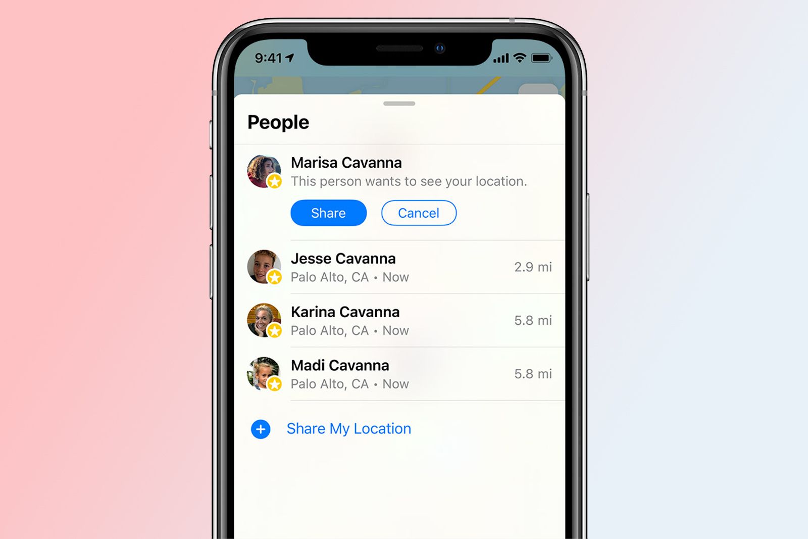 Locate a friend in Find My on iPhone - Apple Support (IS)