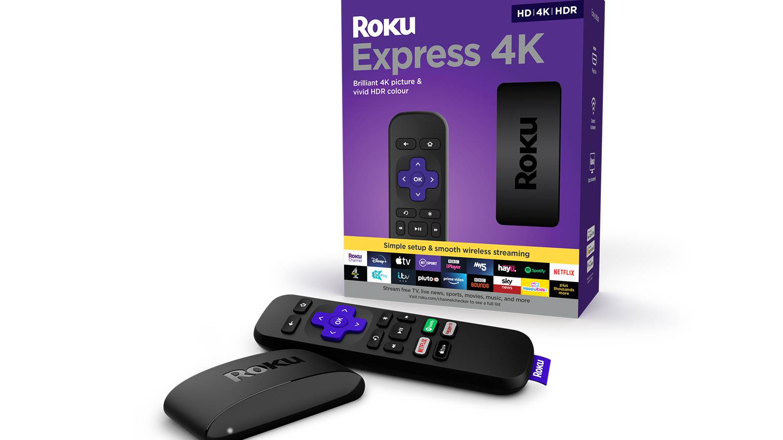 New Roku Express jumps to 4K, brings HDR10+ support