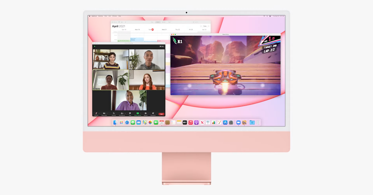 Apple's striking new M1-powered iMac comes in seven different colours