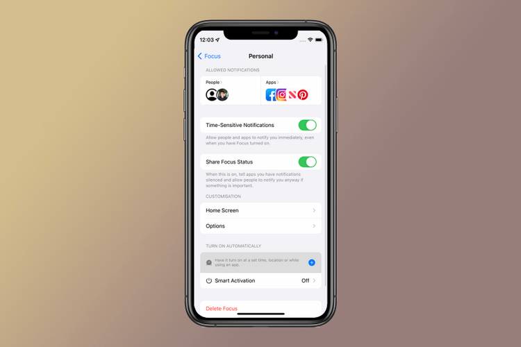 What is Apple's Focus feature and how does it work?
