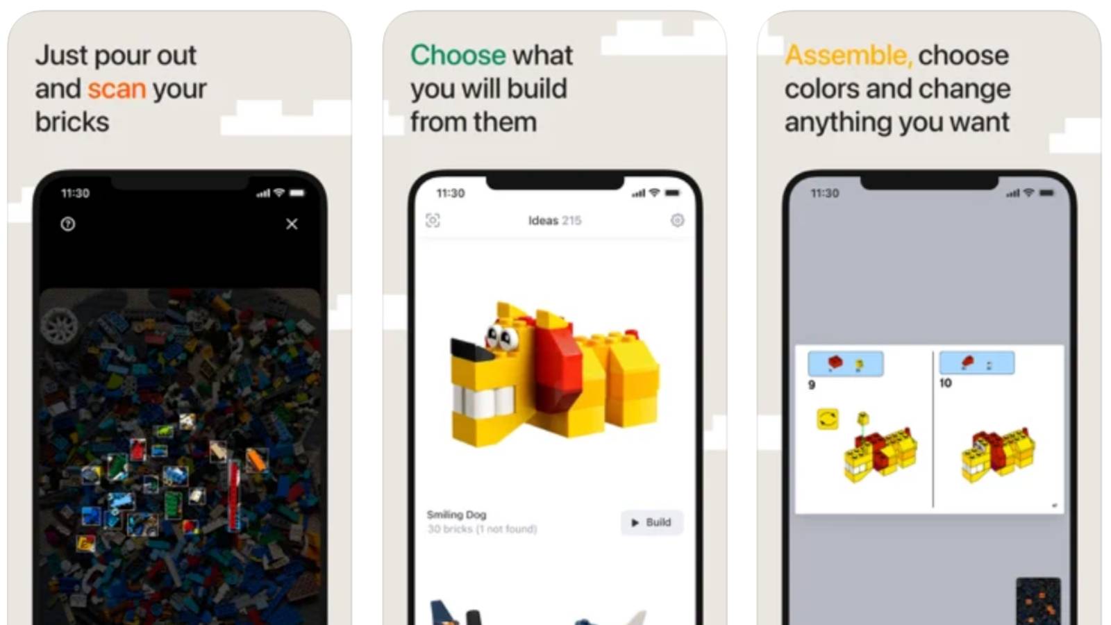 This app can scan a pile of Lego bricks and tell you what to build