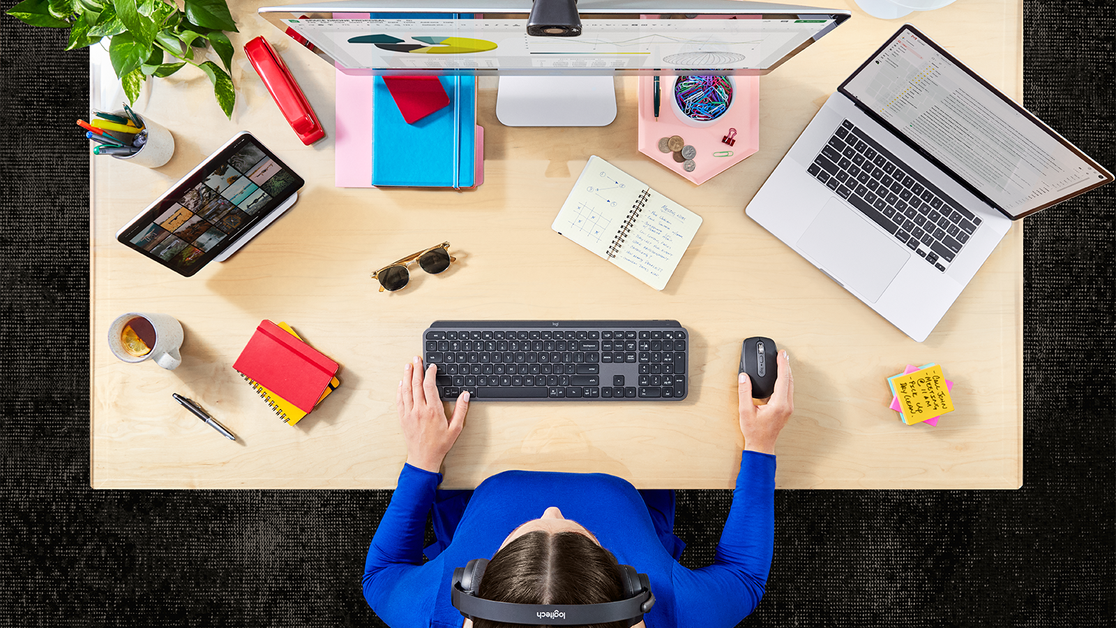 Upgrade your work space with these classy Logitech devices