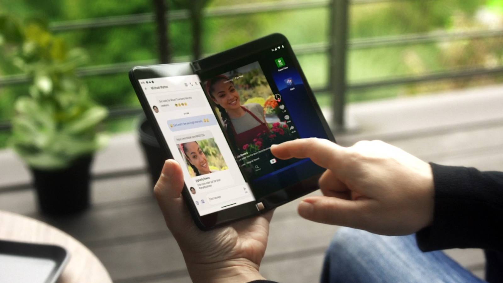 Surface. Fold Microsoft Launches Surface Duo 2 - 2nd gen folding productivity machine