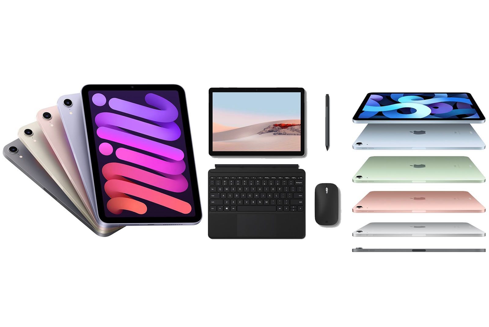 Surface Go 3 vs. iPad vs. iPad Air vs. iPad mini