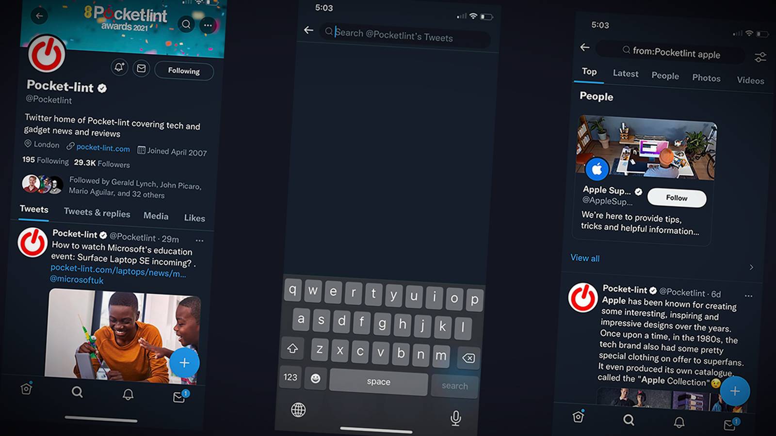 How to easily search tweets from specific Twitter accounts