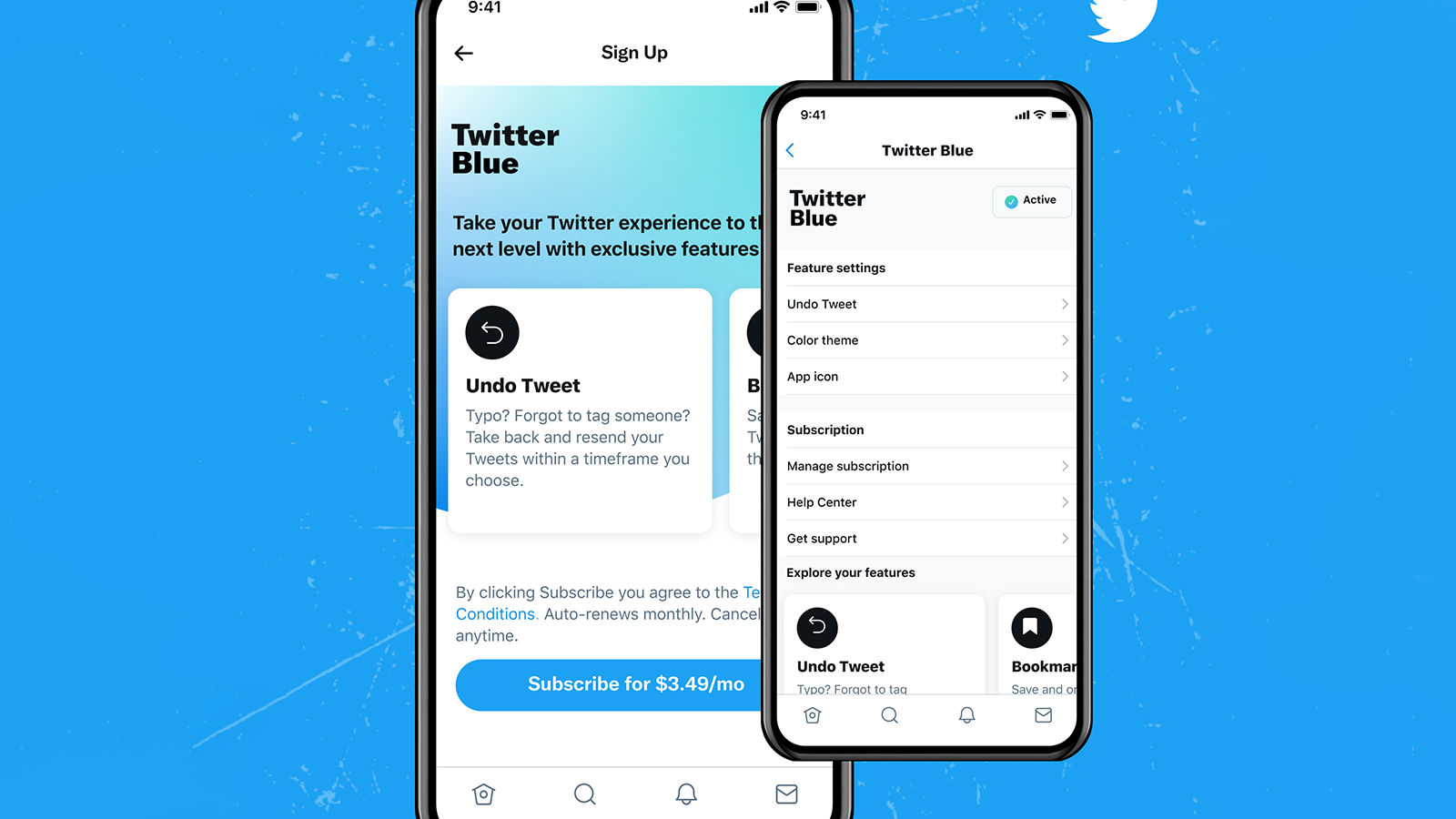 Twitter launches Blue, offering ad-free news and undo button