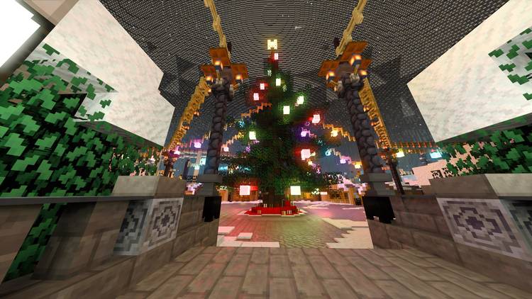 The world's largest winter wonderland is now in Minecraft