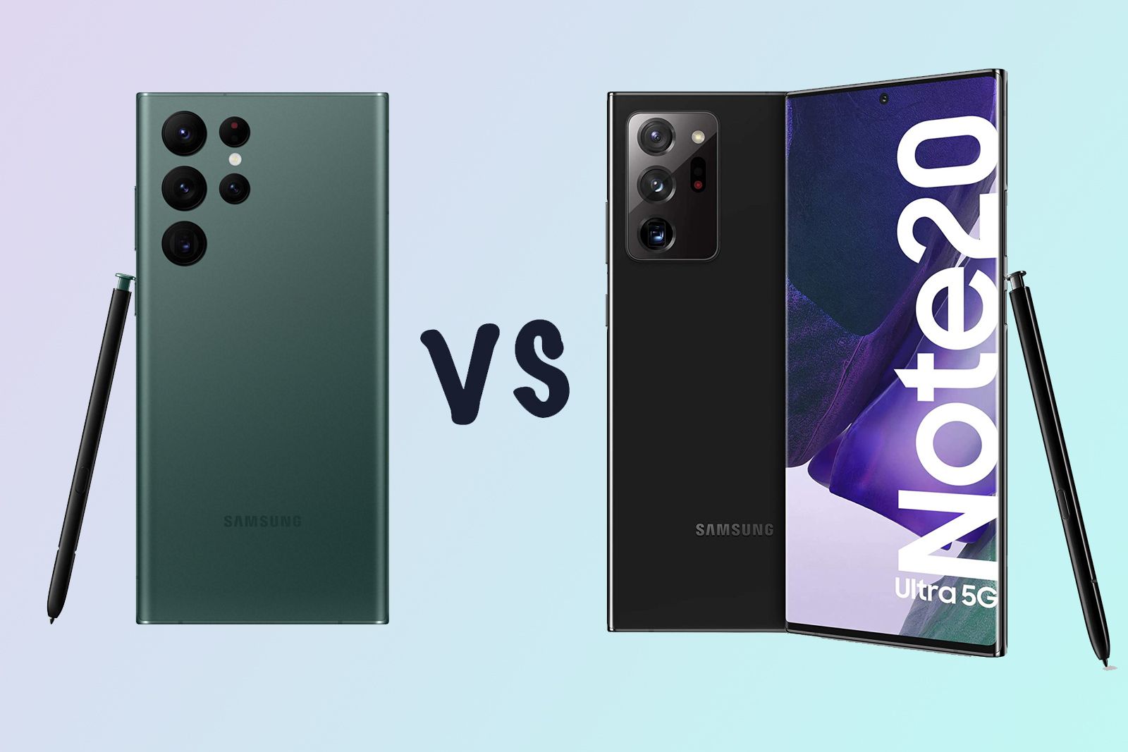 Samsung Galaxy S22 Ultra vs Note 20 Ultra: Differences
