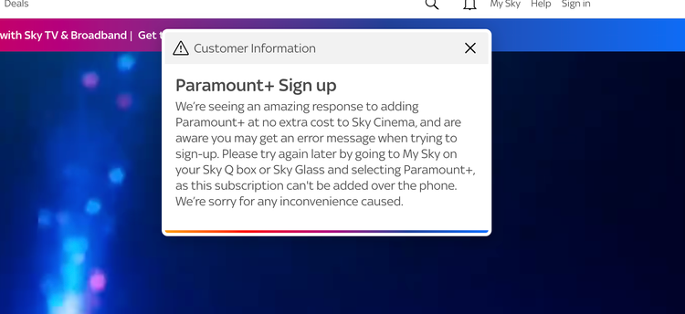 How to set up Paramount+ on Sky Q and Sky Glass