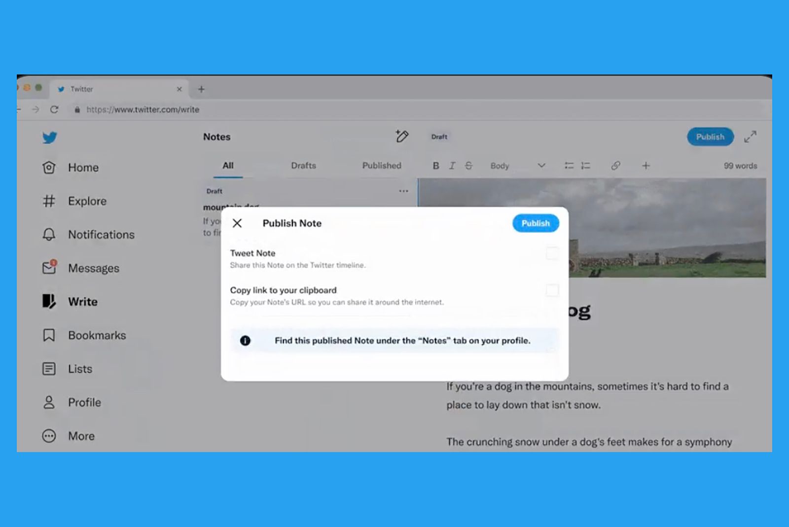 How do Twitter Notes work and is there a character limit?