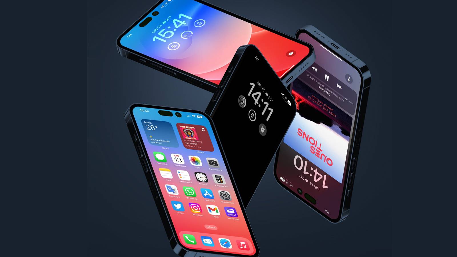 Apple iPhone 14 Pro concept images with iOS 16 are stunning