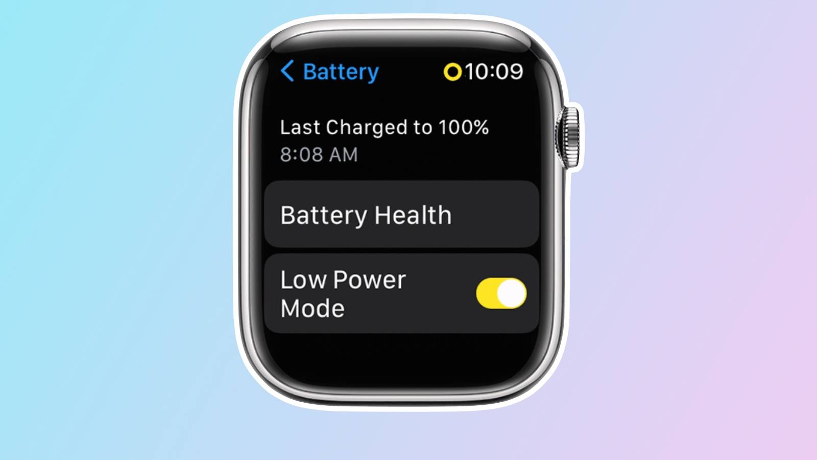 Low Power Mode Getting Apple Watch Out Of Power Reserve Low