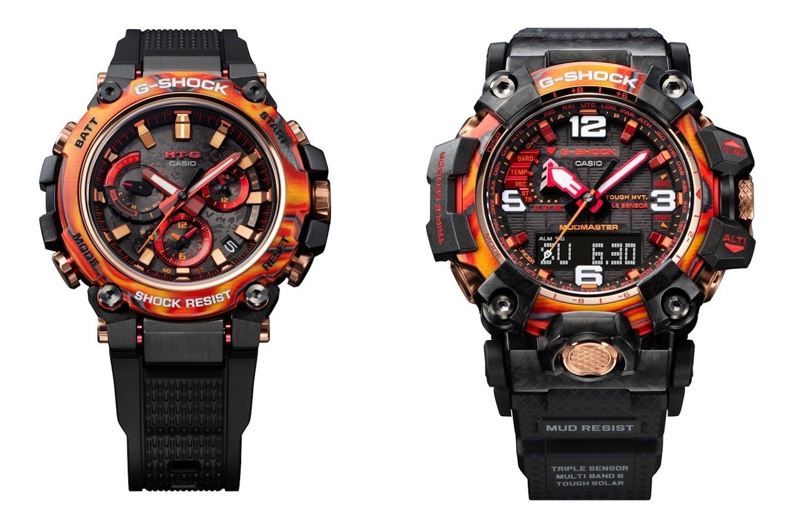 Stunning Casio Flare Red watches celebrate 40 years of G-Shock