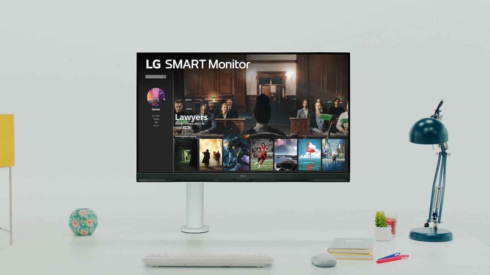 The LG Smart Monitor (32SQ780S) doesn