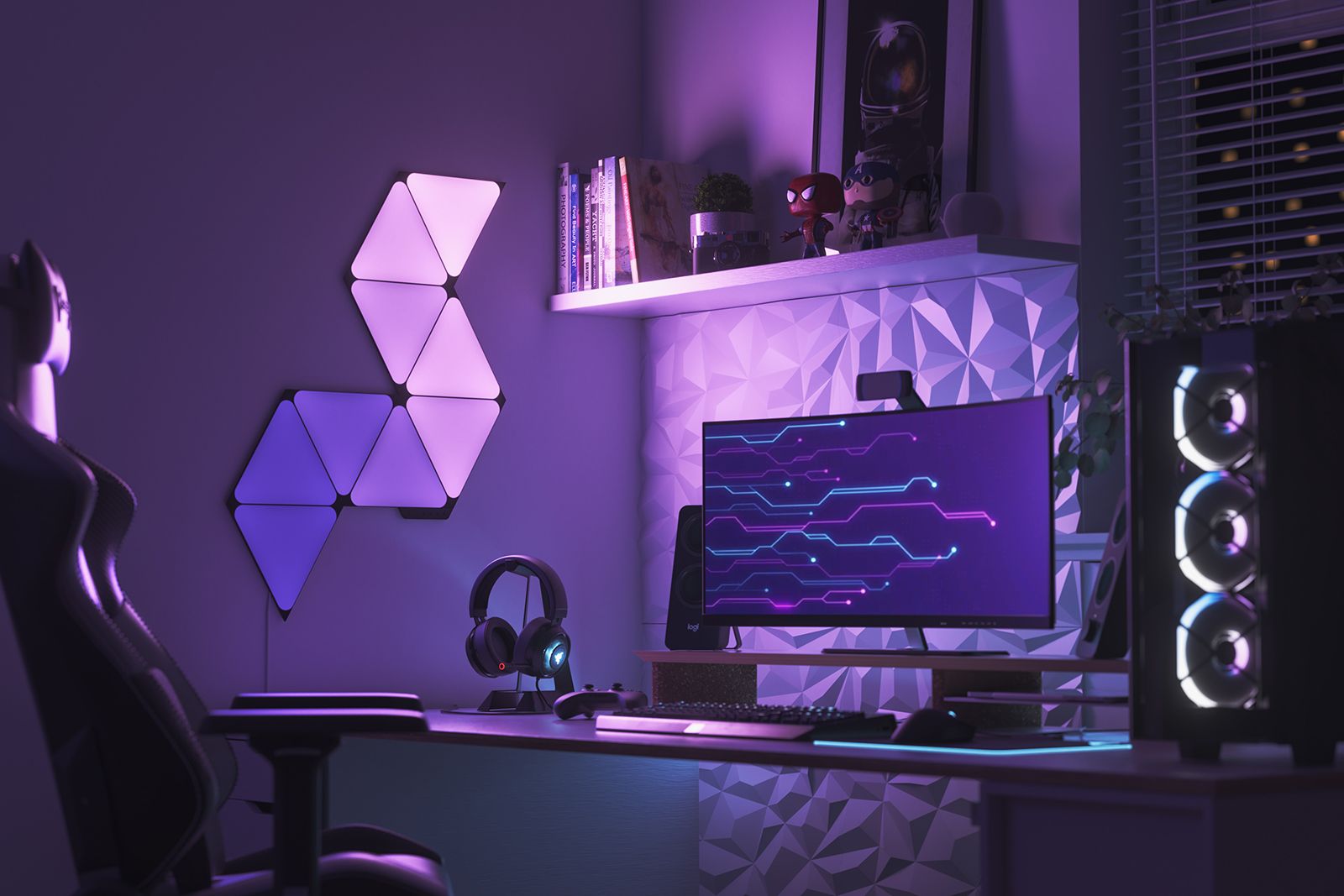 Nanoleaf reintroduces its limited edition Ultra Black Shapes