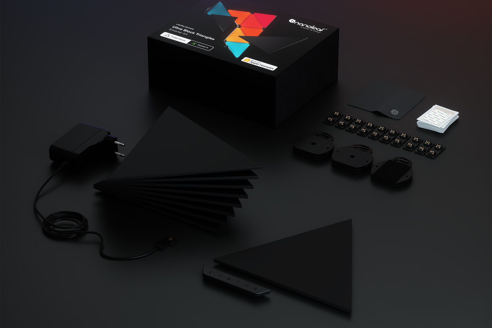 Nanoleaf reintroduces its limited edition Ultra Black Shapes