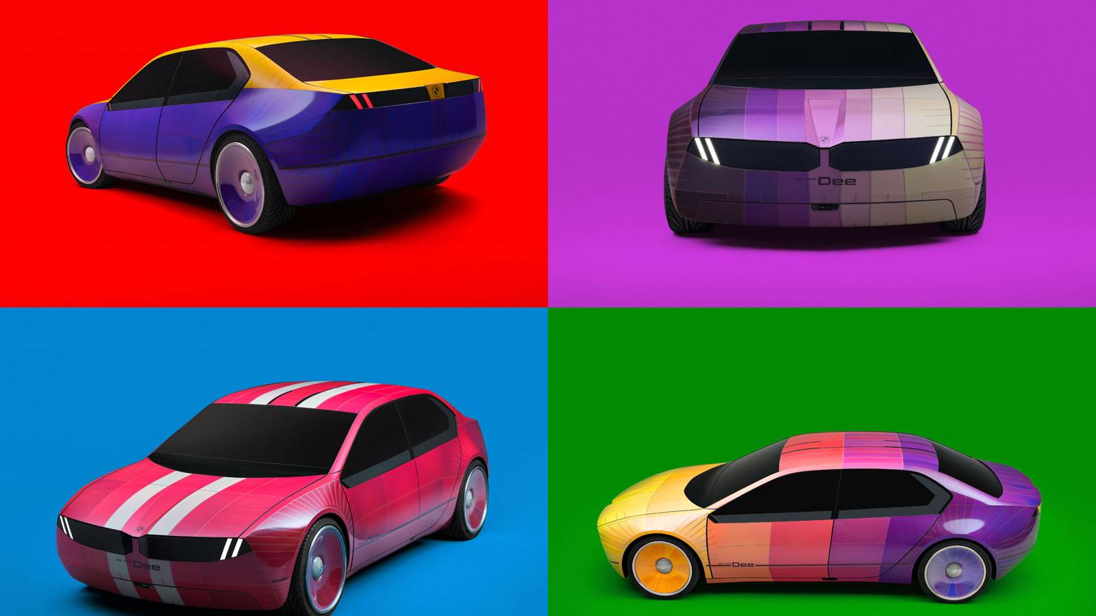 BMW unveils colour-changing car concept, the BMW i Vision Dee
