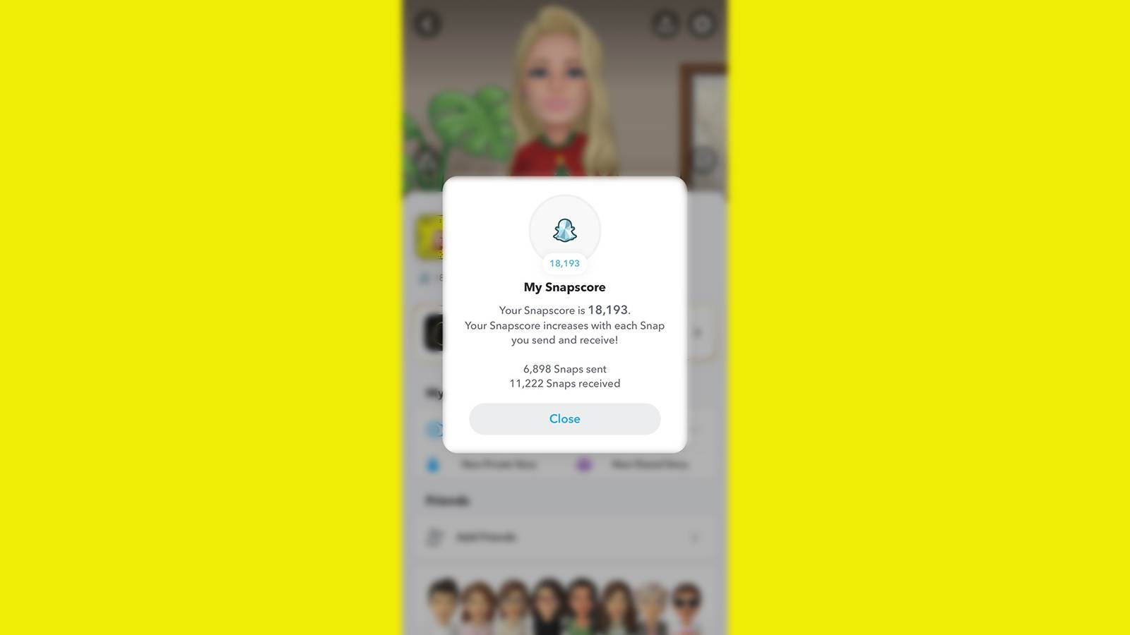Wat is de gemiddelde Snapchat-score?