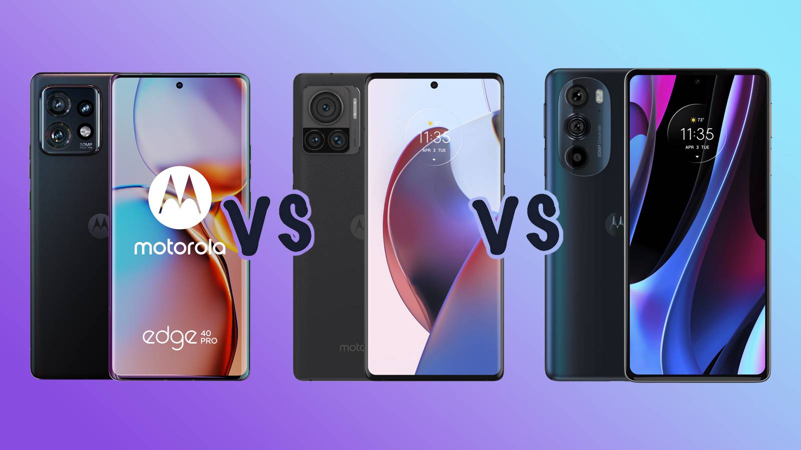 Moto Edge 40 Pro vs Edge 30 Ultra vs Edge Plus (2022): Which is best?