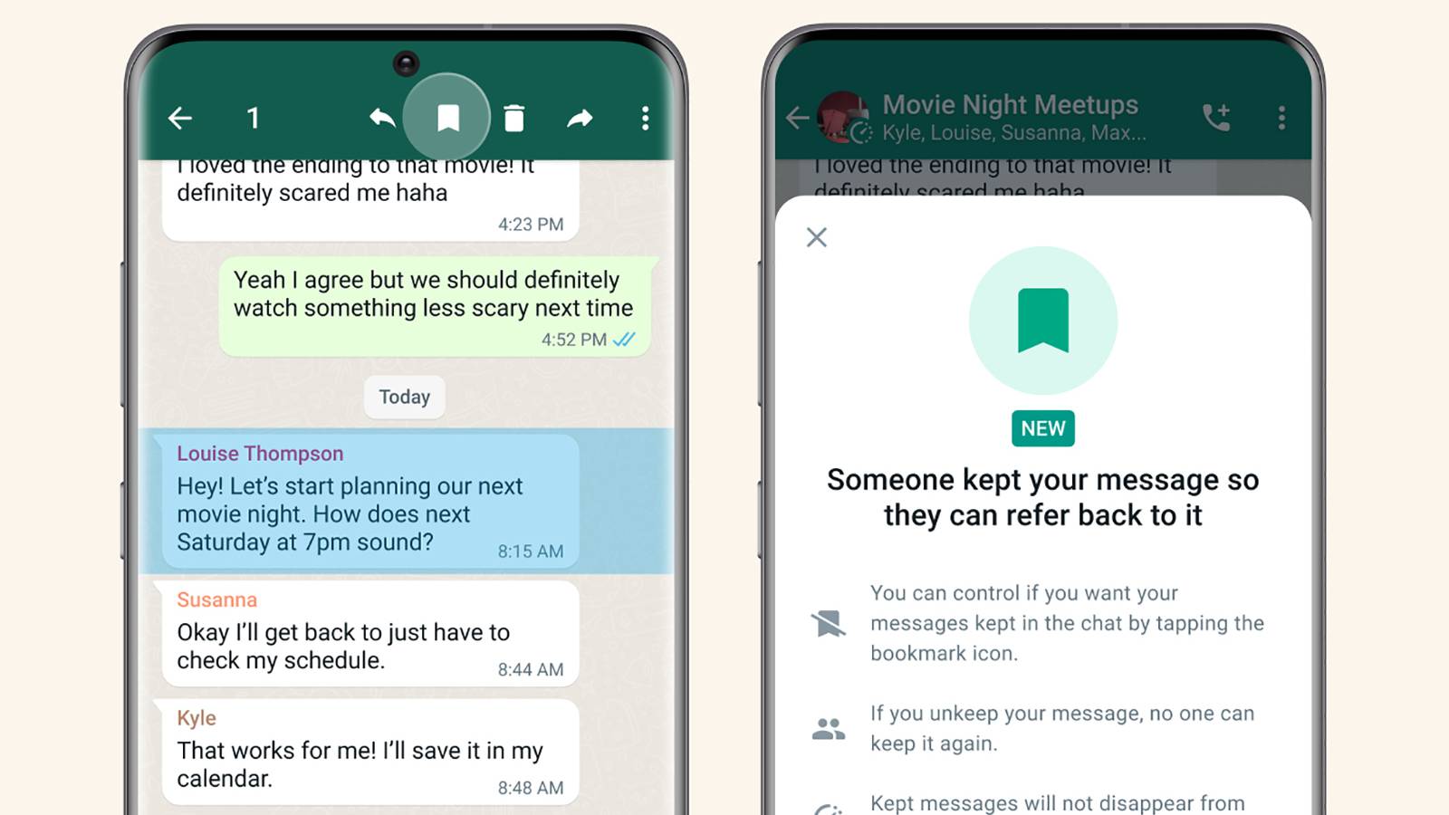 WhatsApp: How to save disappearing messages in chats